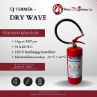 Dry Wave 6 kg-os porral oltó  tűzoltó készülék