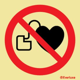 Pészmékerrel belépni tilos 150x150mm UV piktogram M 24 10