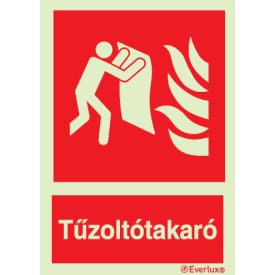   Tűzoltó takaró használata UV piktogram 150x200 mm M 10 36