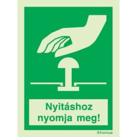 Kijárat utánvilágító piktogram balra 150x400 mm  M 00 82