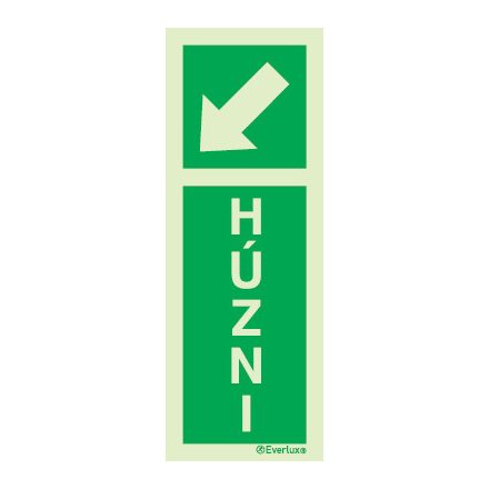 Húzni UV piktogram 200x70 mm M 06 01