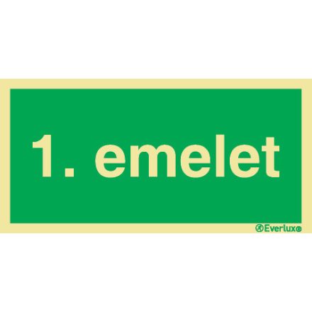 1. emelet UV piktogram 150x300 mm M 26 02