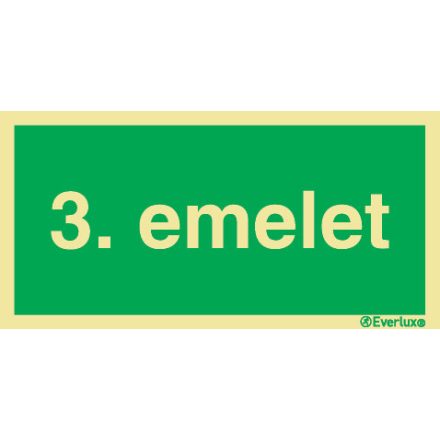 3. emelet UV piktogram 150x300 mm M 26 04