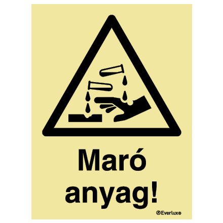 Maró anyag! UV piktogram 150x200 mm M 22 04