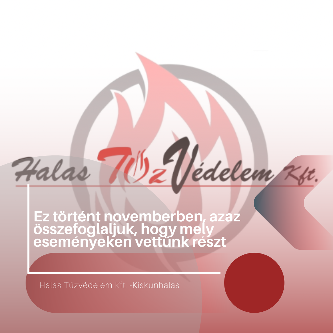 Ez történt novemberben, azaz összefoglaljuk, hogy mely eseményeken vettünk részt